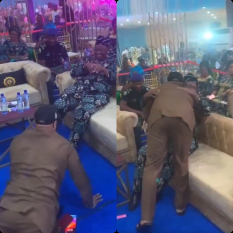 B-Red Prostration Davido's Dad