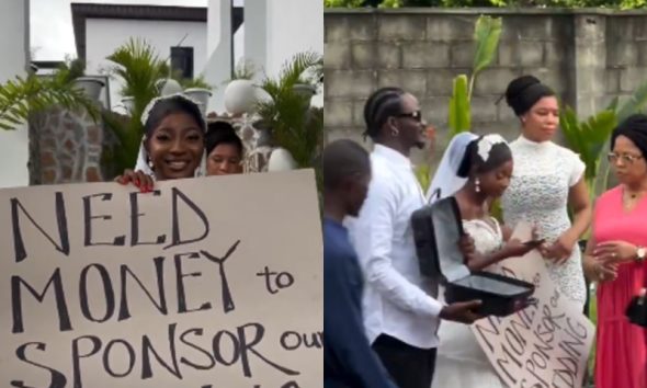 Couple Seek Donations Wedding