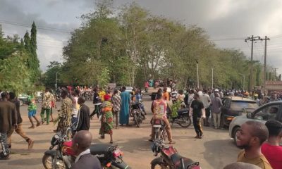 Protest Ondo Government House