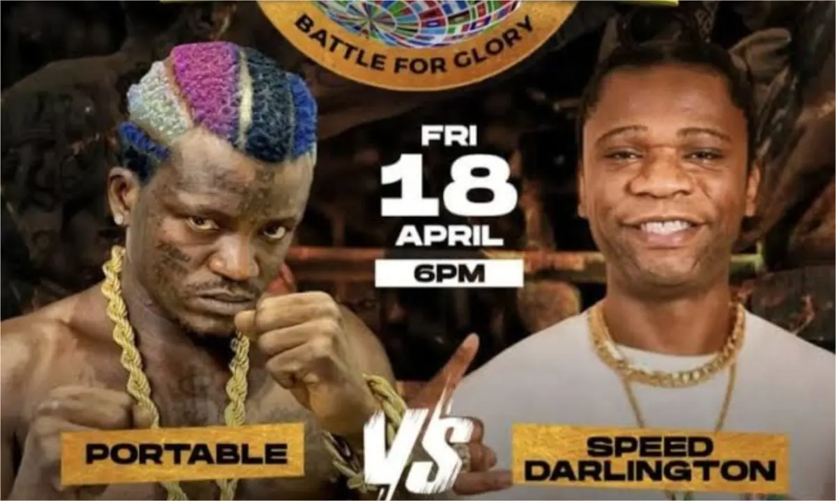 Speed Darlington Portable Boxing Match