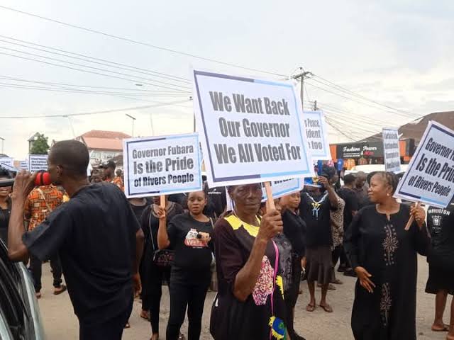 Fresh Protest Fubara’s Return