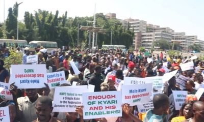 Protesters National Assembly Hardship